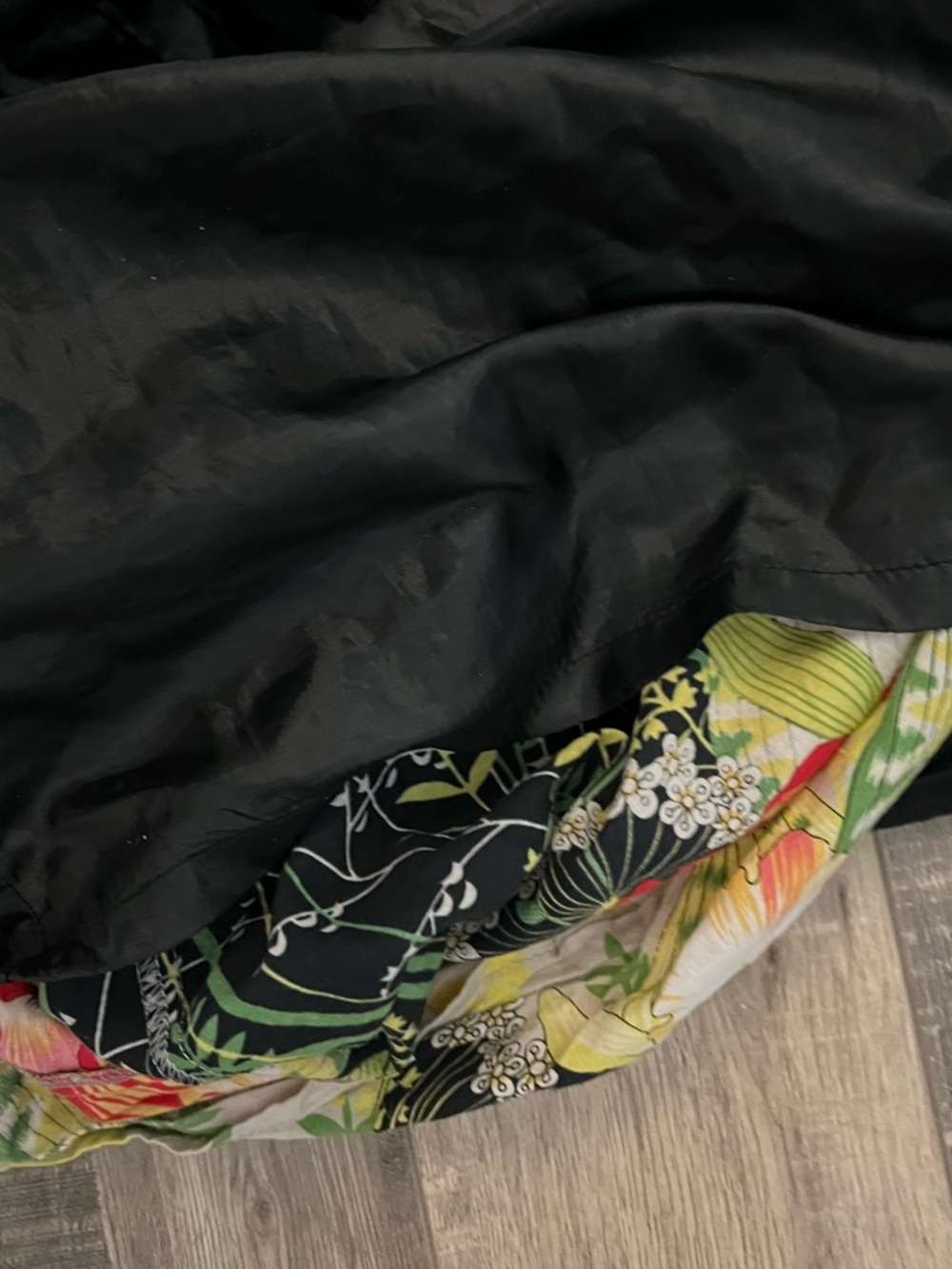 Barami Black Floral Sun Dress for Girls with Adjustable Straps - Picture 6 of 6